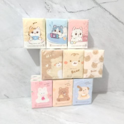 Sevimli Figürlü Çocuk Mendili 9'lu Paket  Sevimli Figürlü Çocuk Mendili 9'lu Paket