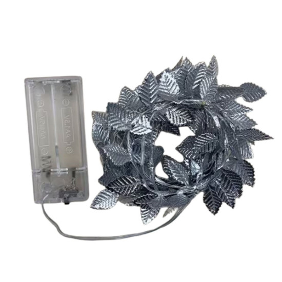 3 Metre Yaldızlı Gümüş LED Işık