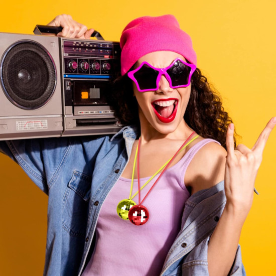 Disko Topu Kolye Seti 6 Adet Disko Topu Kolye Seti 6 Adet