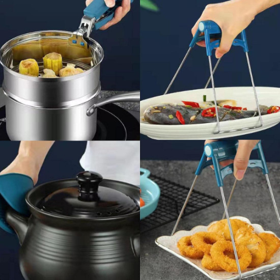 4 Parça Yanma Önleyici Mutfak Seti - Tencere Tabak Tutucu Ve Fırın Eldiveni 4 Parça Yanma Önleyici Mutfak Seti - Tencere Tabak Tutucu Ve Fırın Eldiveni