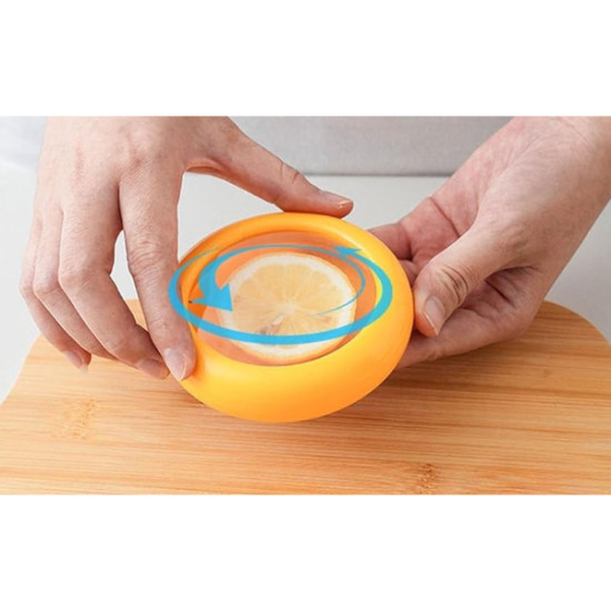 Limon Şeklinde Esnek Yiyecek Saklama Kutusu Limon Şeklinde Esnek Yiyecek Saklama Kutusu