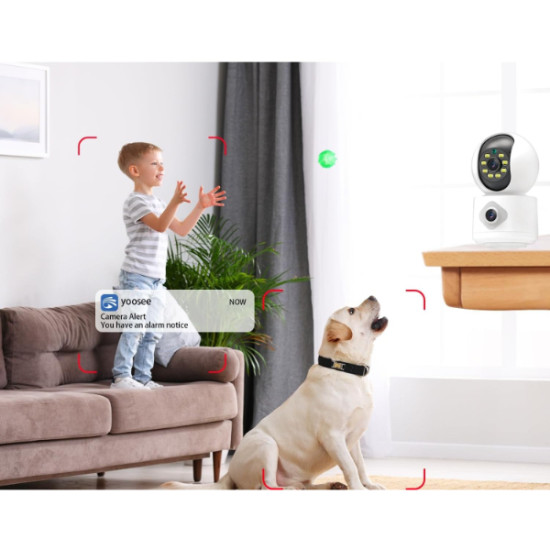 Çift Lensli İç Mekan Wi-Fi Kamera Çift Lensli İç Mekan Wi-Fi Kamera