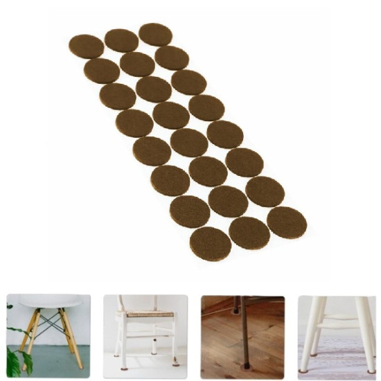 Yuvarlak Mobilya Koruyucu Keçe 24 lü Paket