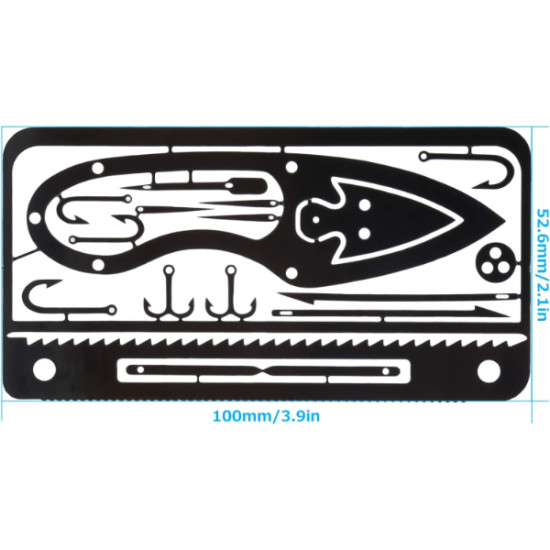 Çok Fonksiyonlu Hayatta Kalma Balıkçı Kiti Çok Fonksiyonlu Hayatta Kalma Balıkçı Kiti