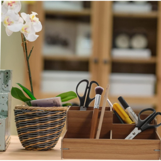Ahşap Masa Üstü Düzenleyici Kutu Ahşap Masa Üstü Düzenleyici Kutu