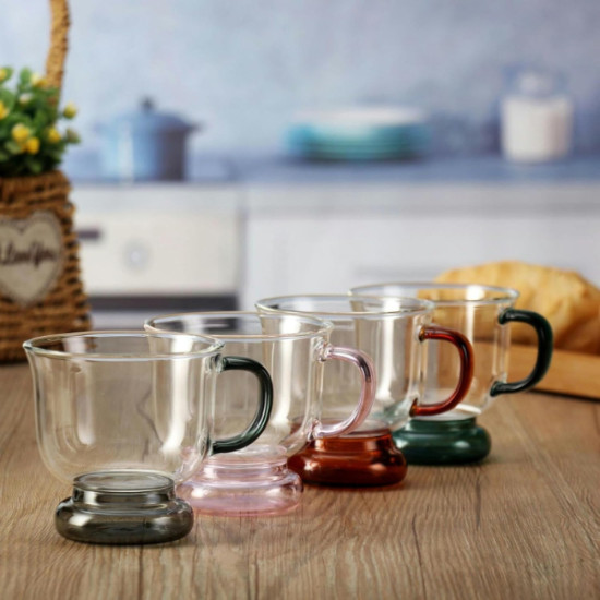 250 ml Renkli Cam Bardak 250 ml Renkli Cam Bardak