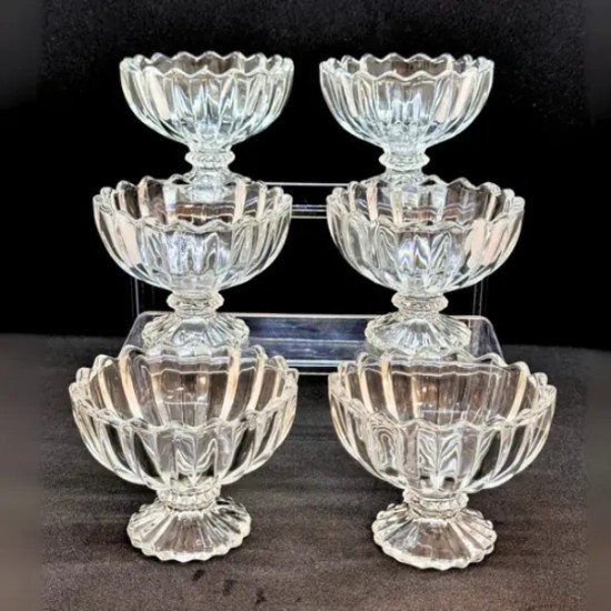 6 lı Kristal Çerezlik Seti 6 lı Kristal Çerezlik Seti