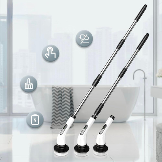 7 in 1 Kablosuz Elektrikli Temizlik Fırçası Seti 7 in 1 Kablosuz Elektrikli Temizlik Fırçası Seti