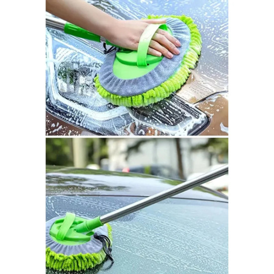 Yedek Bezli Mikrofiber Araba Yıkama Fırçası Yedek Bezli Mikrofiber Araba Yıkama Fırçası