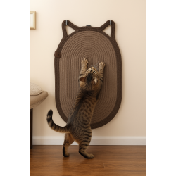 Mikopet Dekoratif Kedi Kulaklı Tırmalama Paspası  Mikopet Dekoratif Kedi Kulaklı Tırmalama Paspası
