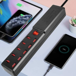 10 Portlu USB Şarj Adaptörü  10 Portlu USB Şarj Adaptörü