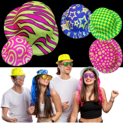 Desenli Plastik Parti Şapkası Desenli Plastik Parti Şapkası