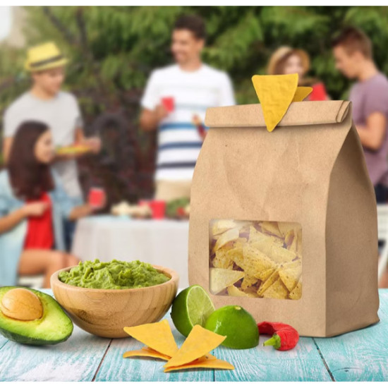 Cips Şeklinde Poşet Klipsleri Cips Şeklinde Poşet Klipsleri