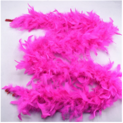 Fuşya Renk Kabarık Tüylü Otriş Boa Gerçek Tüy Dekorasyon Fuşya Renk Kabarık Tüylü Otriş Boa Gerçek Tüy Dekorasyon