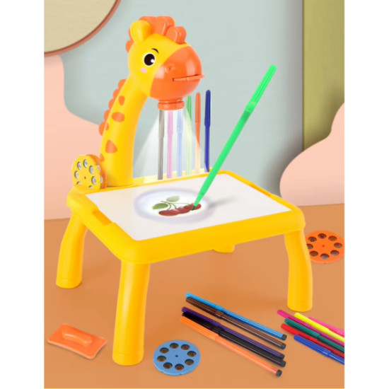 Zürafa Tasarımlı Projeksiyonlu Boyama Tahtası Zürafa Tasarımlı Projeksiyonlu Boyama Tahtası