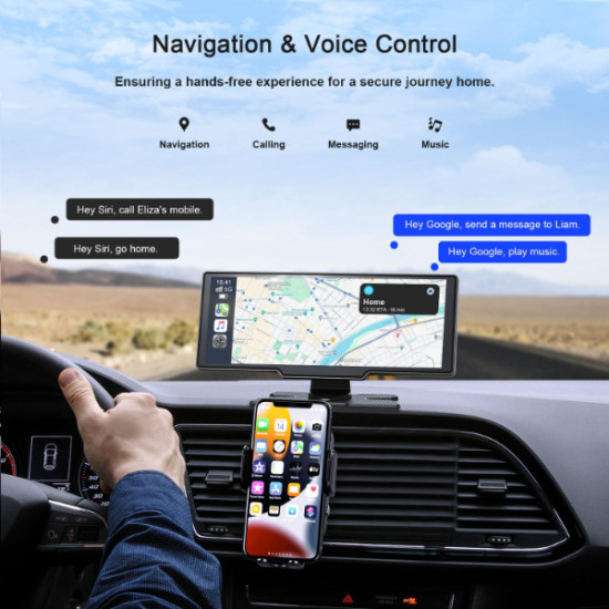 Çift Lens Kameralı Apple Ve Android CarPlay Çift Lens Kameralı Apple Ve Android CarPlay