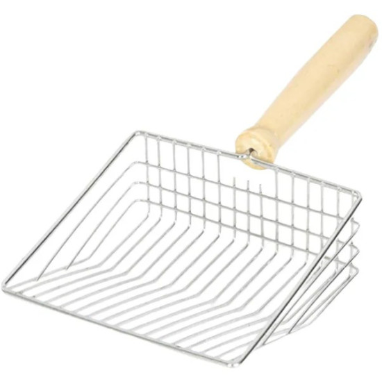 Ahşap Saplı Metal Kum Temizleme Küreği Ahşap Saplı Metal Kum Temizleme Küreği