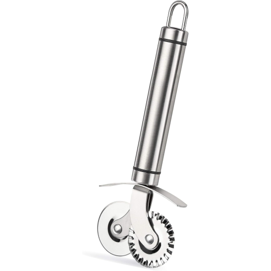 Çift Başlıklı Pizza Hamur Bıçağı Çift Başlıklı Pizza Hamur Bıçağı