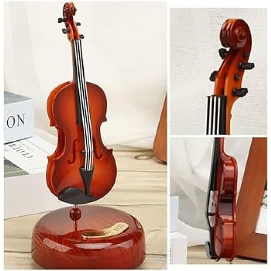 Hareketli Violin Müzik Kutusu Hareketli Violin Müzik Kutusu