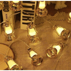 Ramazan Kandili Desenli 2 Metre 10 LED Dekoratif Işık