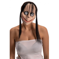 Korkunç Ürpertici Uzun Saçlı Momo Maskesi