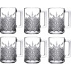 6 lı Kulplu Kristal Meşrubat Bardağı 6 lı Kulplu Kristal Meşrubat Bardağı