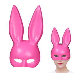 Pembe Renk Ekstra Lüks Uzun Tavşan Maskesi  Pembe Renk Ekstra Lüks Uzun Tavşan Maskesi
