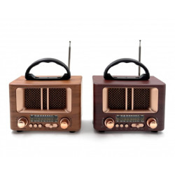 Ahşap Kare Küçük Nostaljik Radyo  Ahşap Kare Küçük Nostaljik Radyo