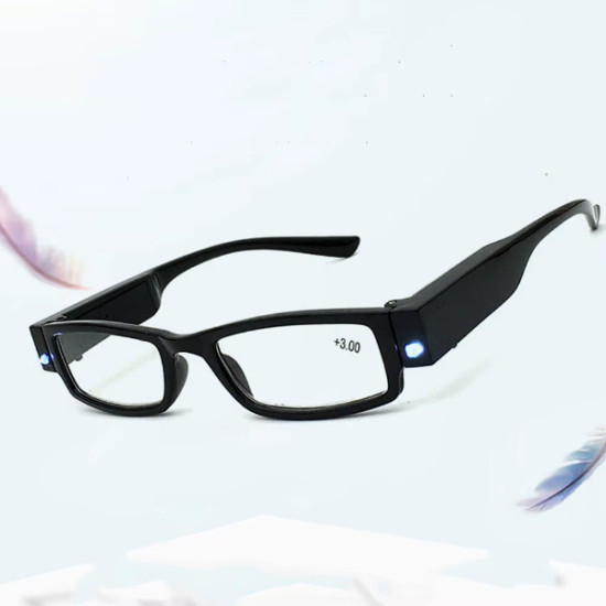 Dinlendirici LED Işıklı Okuma Gözlüğü Dinlendirici LED Işıklı Okuma Gözlüğü