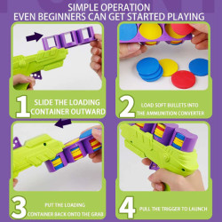 Disk Atan Oyuncak Tabanca Disk Atan Oyuncak Tabanca