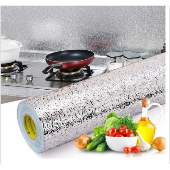 Alüminyum Folyo Yapışkanlı Mutfak Koruyucu Folyo 2 Metre Alüminyum Folyo Yapışkanlı Mutfak Koruyucu Folyo 2 Metre