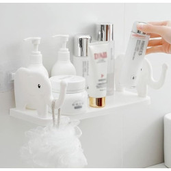 Fil Desenli Yapışkanlı Çok Amaçlı Raf Fil Desenli Yapışkanlı Çok Amaçlı Raf