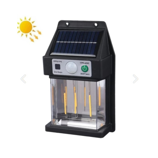 Güneş Enerjili Hareket Sensörlü Duvar Lambası Güneş Enerjili Hareket Sensörlü Duvar Lambası