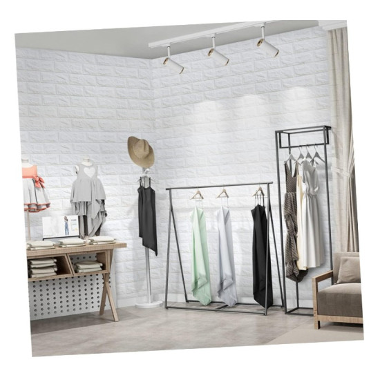 3D Tuğla Desenli Kendinden Yapışkanlı Duvar Paneli 58x38 cm