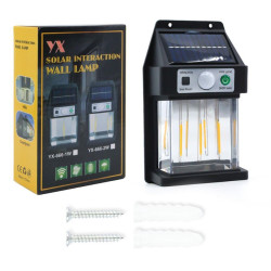 Güneş Enerjili Hareket Sensörlü Duvar Lambası Güneş Enerjili Hareket Sensörlü Duvar Lambası