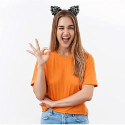 Dantelli Kedi Kulağı Tacı Dantelli Kedi Kulağı Tacı