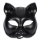 Siyah Renk Lüks Kedi Maskesi 
