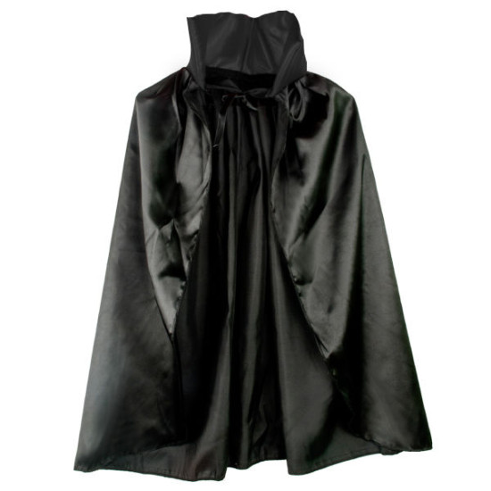 Siyah Renk Yakalı Halloween Pelerini 90 cm Siyah Renk Yakalı Halloween Pelerini 90 cm