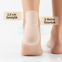 Ayakkabı Vurma Önleyici Rulo Bant 2.5 cm X 5 m Ayakkabı Vurma Önleyici Rulo Bant 2.5 cm X 5 m