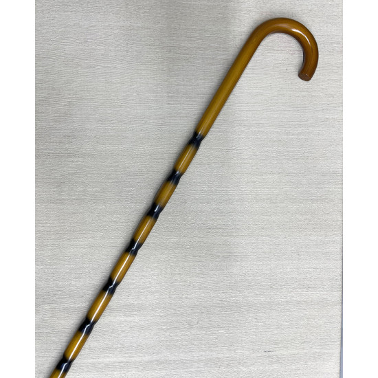 Bambu Desenli Zarif Ahşap Baston