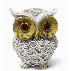 14x10 cm Polyester Baykuş Figürü 