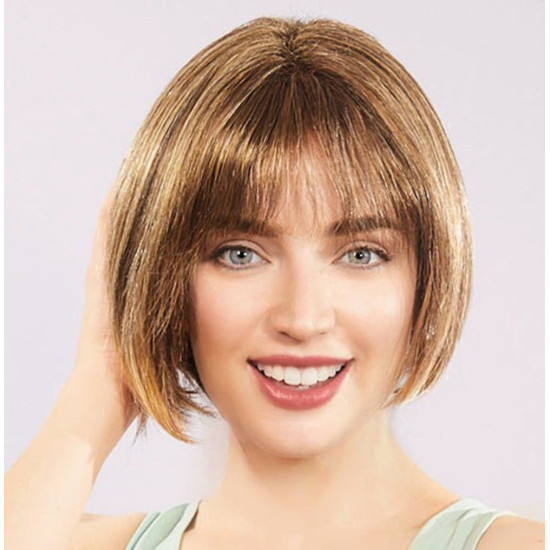 Açık Kahverengi Küt Parti Peruk Açık Kahverengi Küt Parti Peruk
