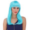Turkuaz Mavi Parti Peruğu