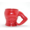 Vücut Porselen Kupa Bardak Kırmızı Renk