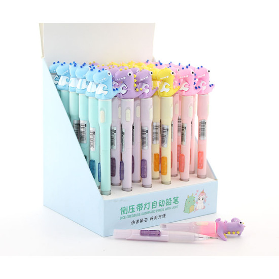 07 Uçlu Ledli Dinazor Tasarımlı Kalem 07 Uçlu Ledli Dinazor Tasarımlı Kalem