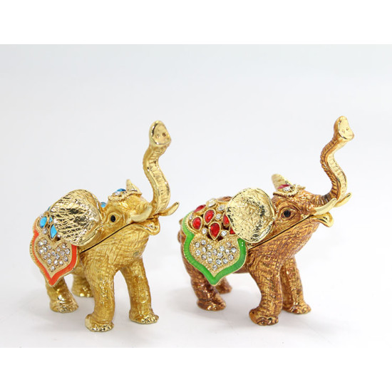 Swarovski Taşlı Tekli Fil Figürü Model 2 Swarovski Taşlı Tekli Fil Figürü Model 2