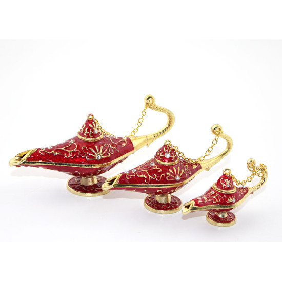 Swarovski Taşlı 3 lü Alaaddin Lambası Swarovski Taşlı 3 lü Alaaddin Lambası