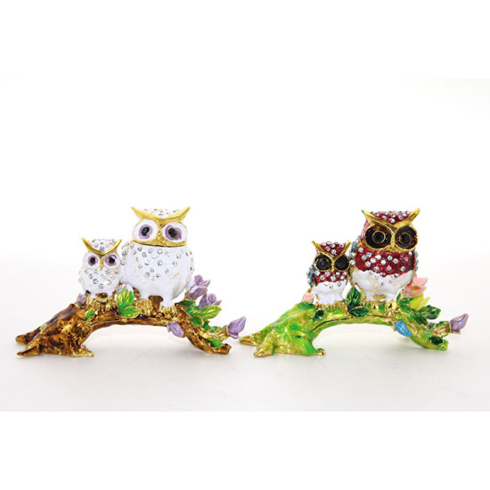 Swarovski Dal Üstünde 2 li Baykuş Swarovski Dal Üstünde 2 li Baykuş