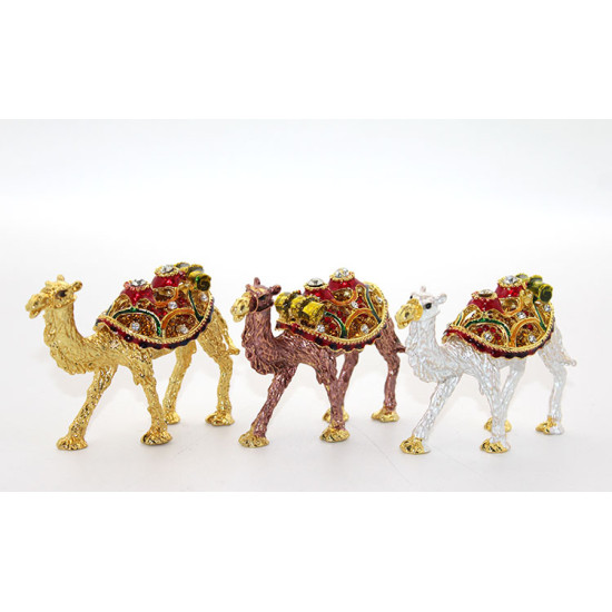 Swarovski Taşlı Tekli Deve Figürü Model 1 Swarovski Taşlı Tekli Deve Figürü Model 1