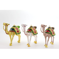 Swarovski Taşlı Tekli Deve Figürü Model 7 Swarovski Taşlı Tekli Deve Figürü Model 7